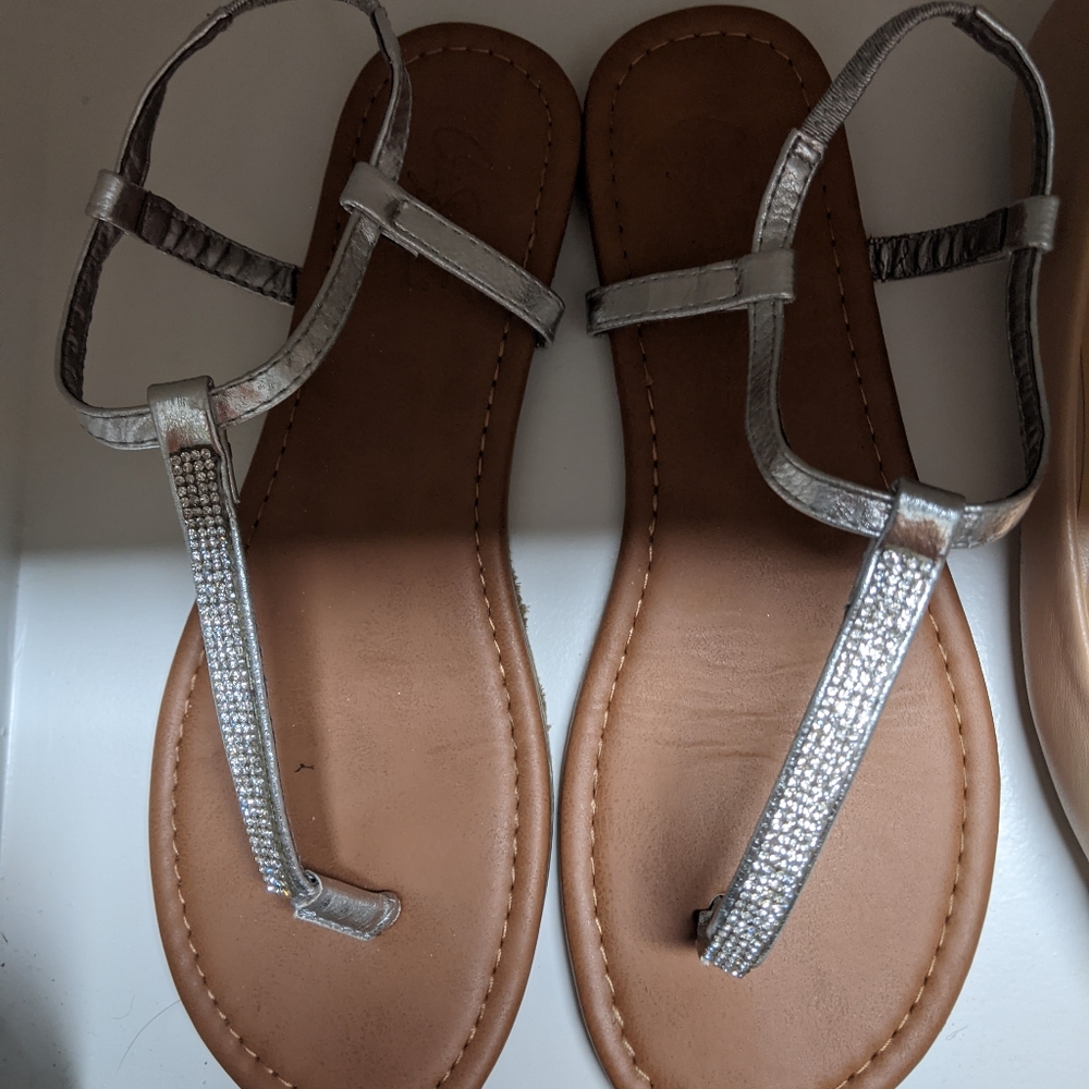 Rhinestone sandals